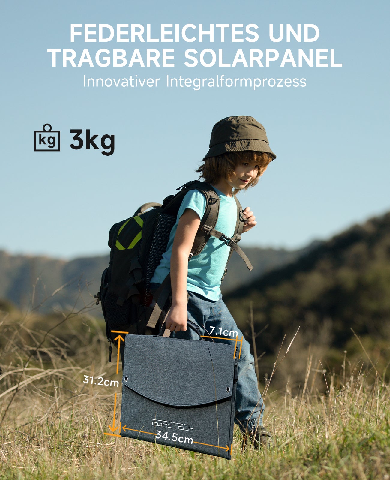 Sonic 100W Tragbares Solarpanel