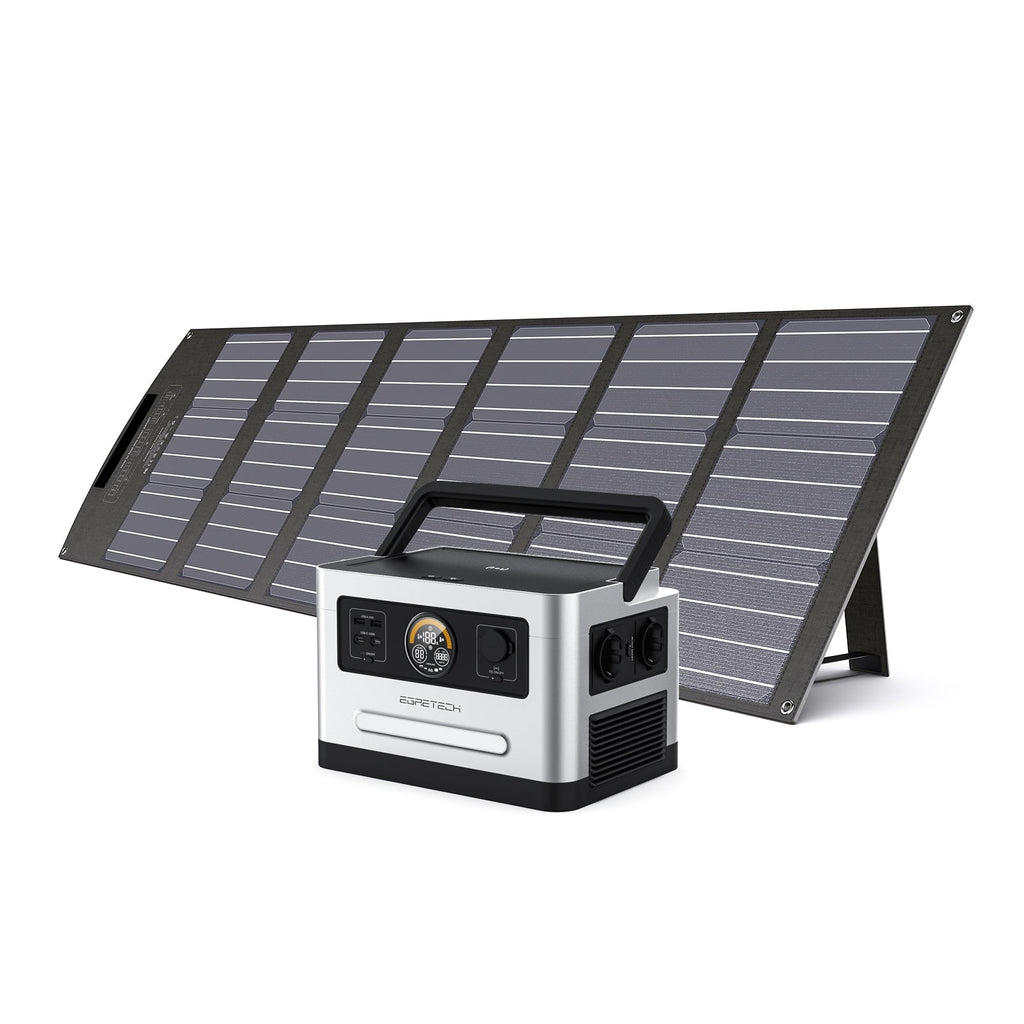 Tragbares Power Station Sonic 1200W+100W Solarpanel